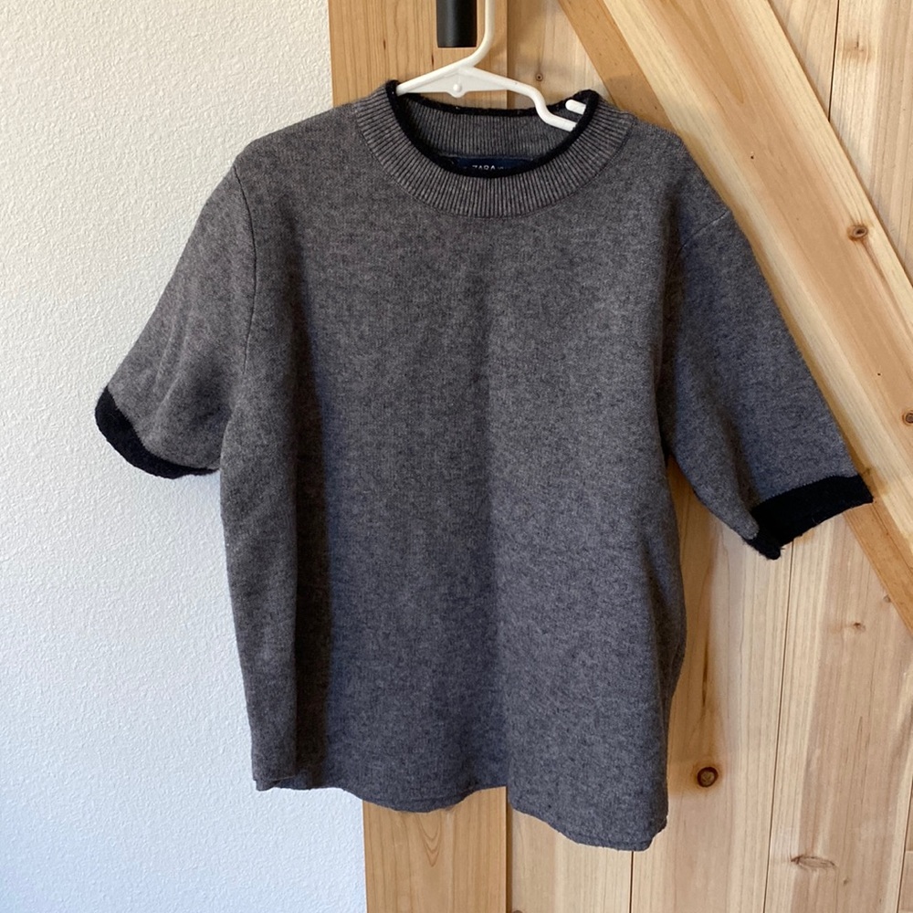 Zara Knit Cropped Top SIZE MEDIUM
